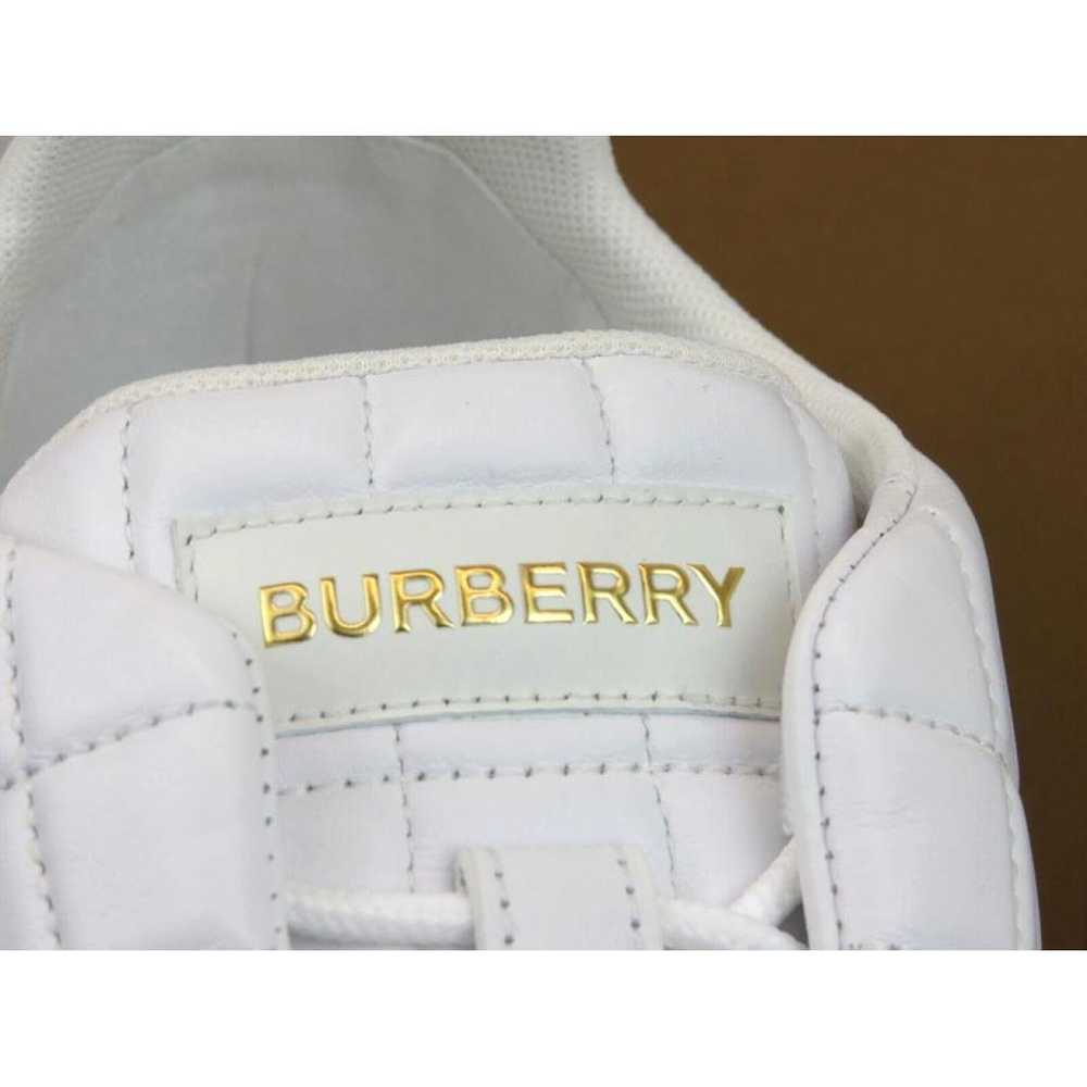 Burberry Leather low trainers - image 7