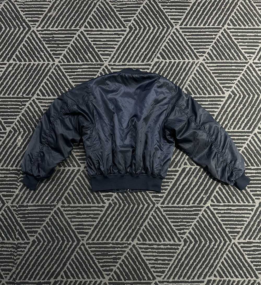 Vintage UNI MAX Bomber Jacket Style MA-1 Military - image 10