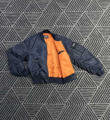 Vintage UNI MAX Bomber Jacket Style MA-1 Military - image 1