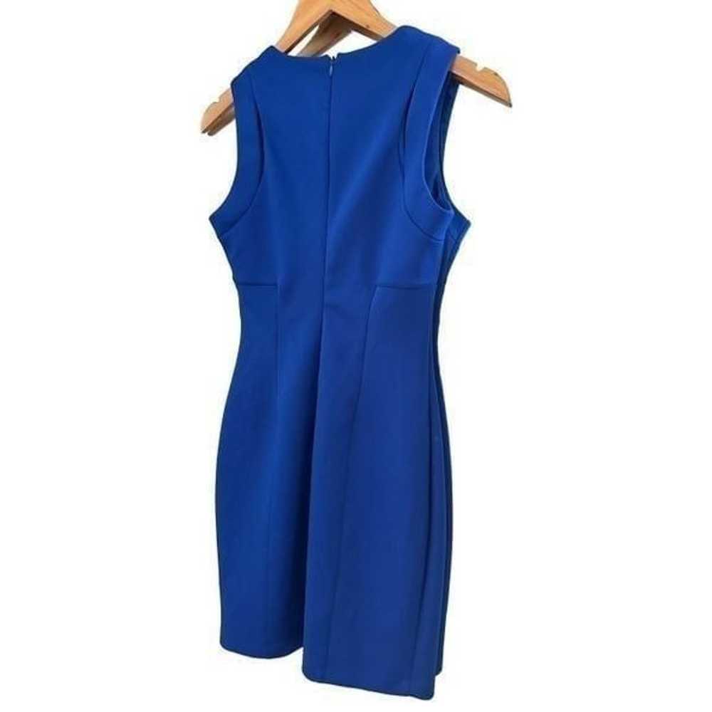 Guess Bodycon Blue Knee Length Dress Size 2 - image 2