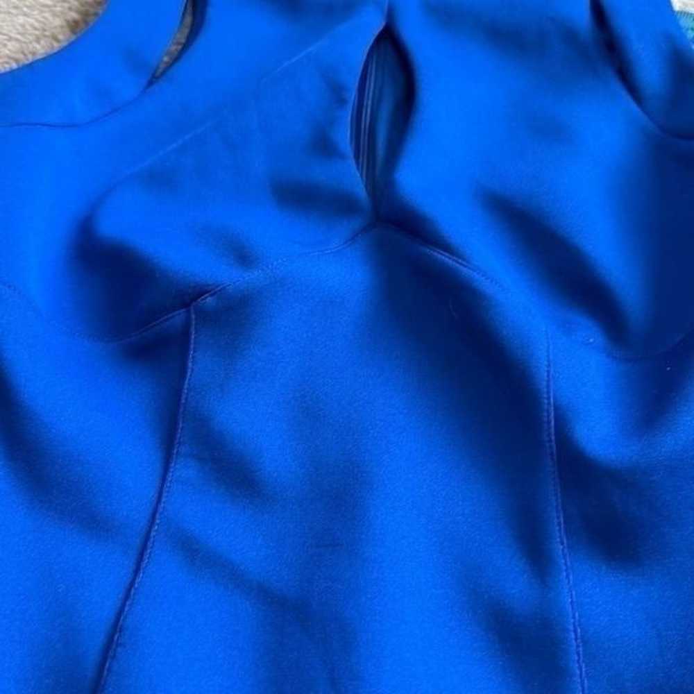 Guess Bodycon Blue Knee Length Dress Size 2 - image 4