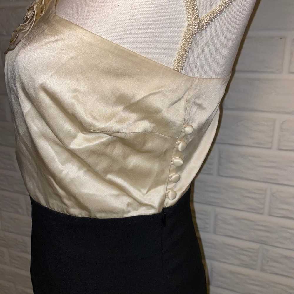 Trina Turk Cocktail Dress Sheath Silk One Shoulde… - image 9