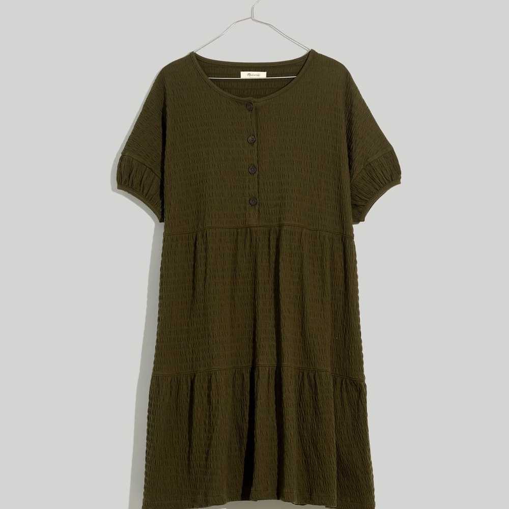 Madewell Green (Re)sourced Crinkle-Knit Tiered Mi… - image 5