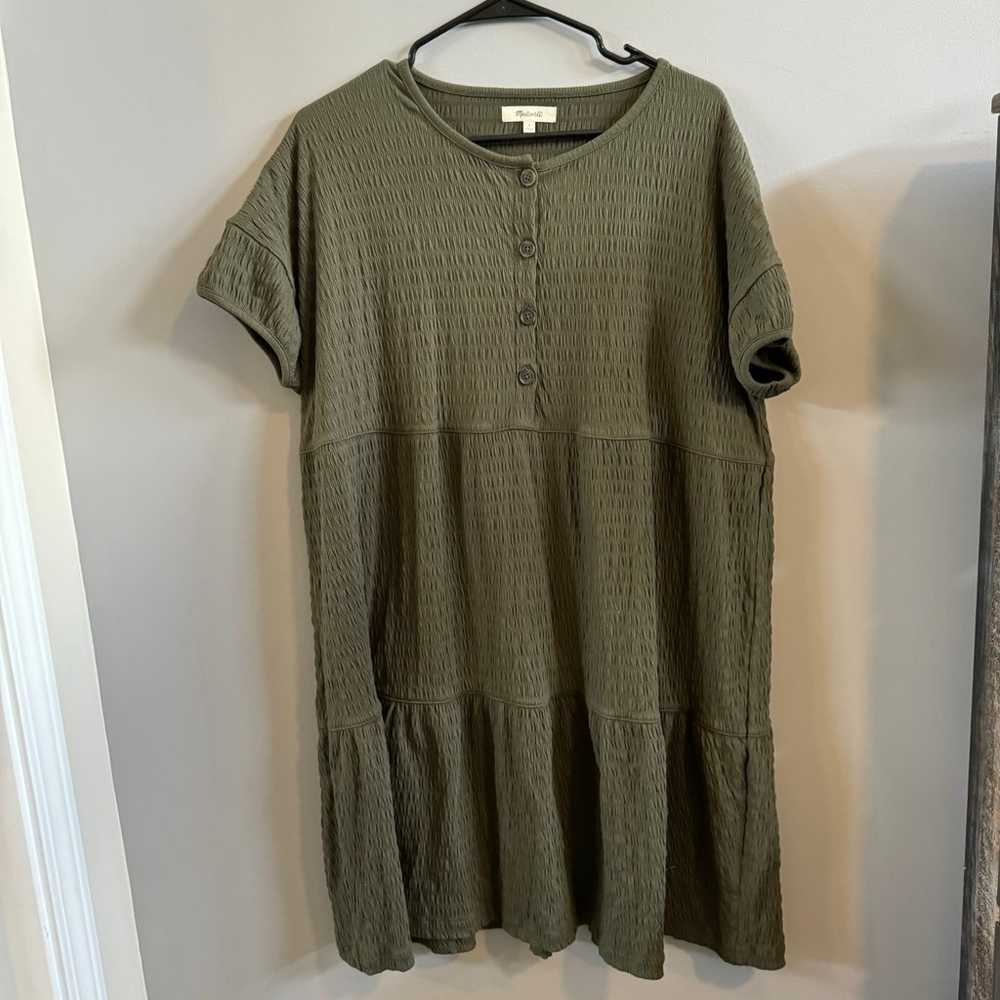 Madewell Green (Re)sourced Crinkle-Knit Tiered Mi… - image 6