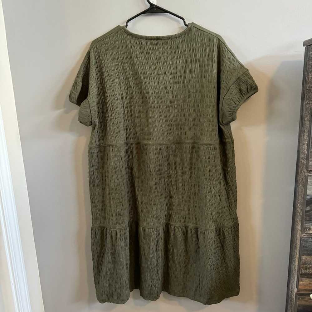 Madewell Green (Re)sourced Crinkle-Knit Tiered Mi… - image 9