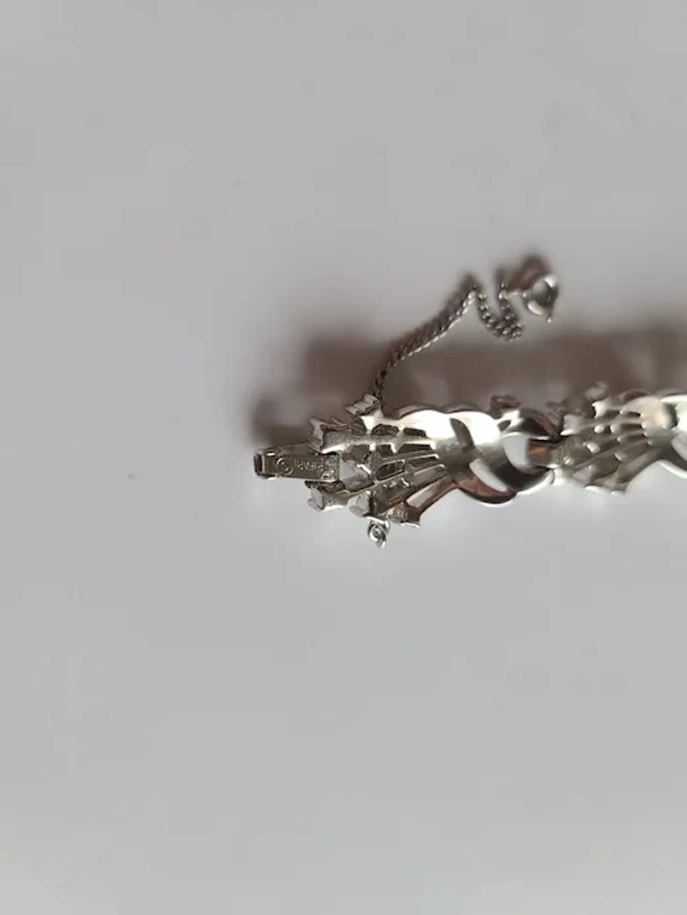 Vintage CROWN TRIFARI SHOOTING STAR BRACELET PIN … - image 4