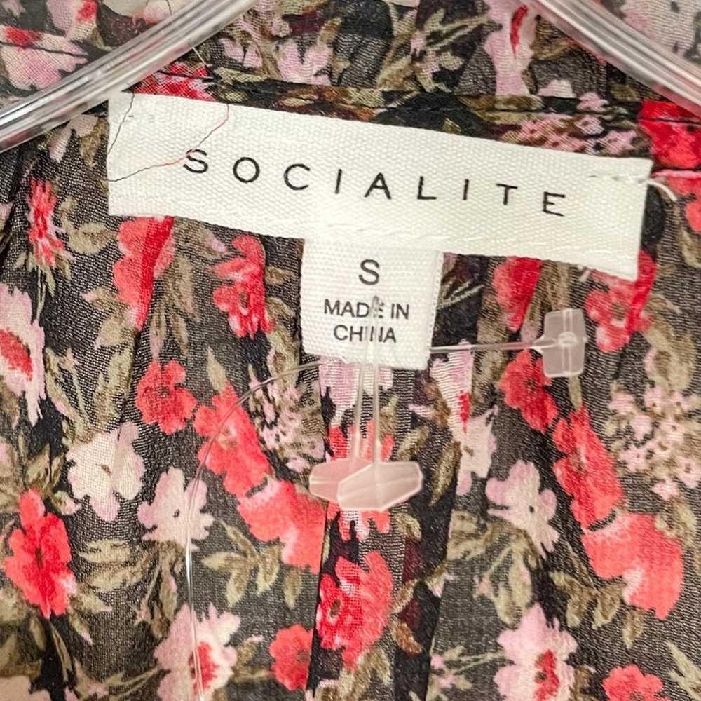 Socialite Smock Waist Floral Mini Dress, NWOT, Si… - image 8