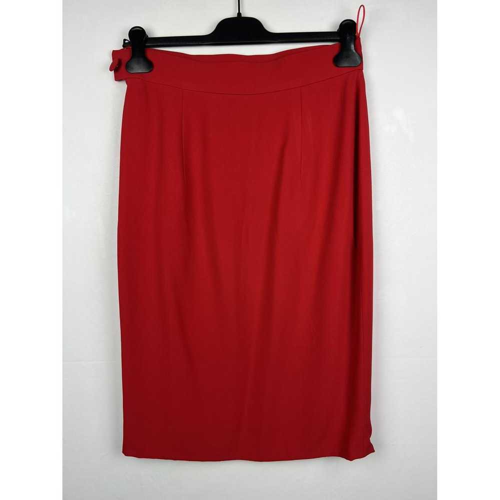ワンピース MOSCHINO Women Mid Skirts 04170560 1127 RED Moschino Puzzle Skirt Suit