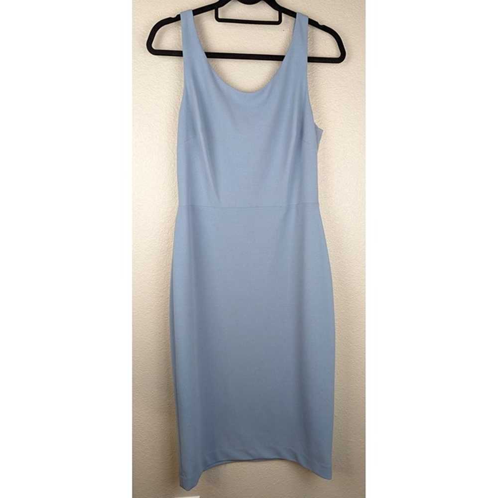 Betsey Johnson Blue Sleeveless Midi Dress Size 8 … - image 3