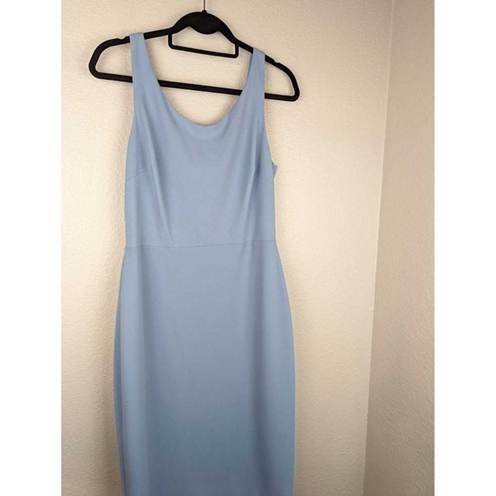 Betsey Johnson Blue Sleeveless Midi Dress Size 8 … - image 4