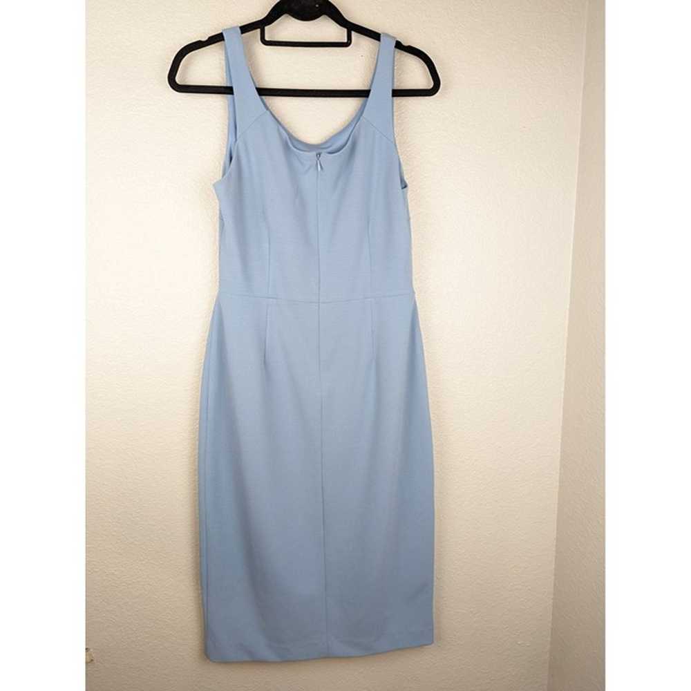 Betsey Johnson Blue Sleeveless Midi Dress Size 8 … - image 5