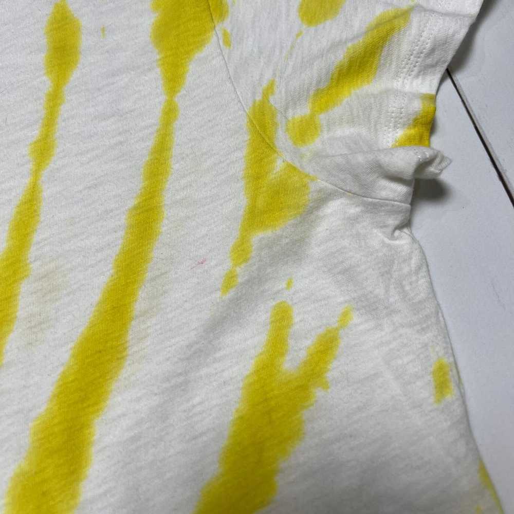 NWOT ATM Tie-Dye T-Shirt Dress Womens S White Yel… - image 6