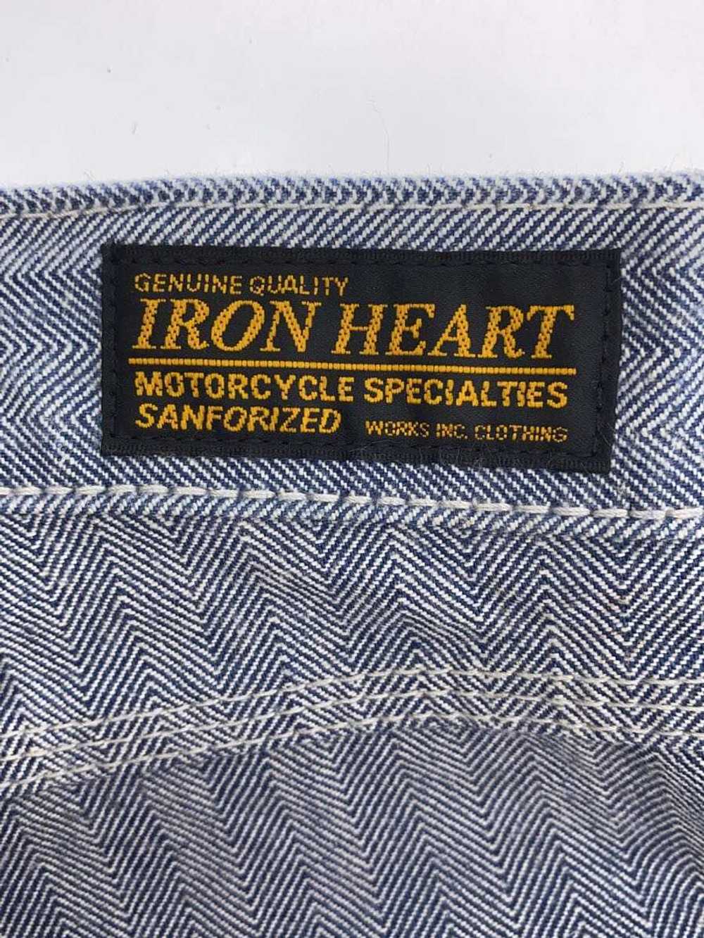 Men's Iron Heart Straight Pants/Cotton/Hickory/He… - image 4