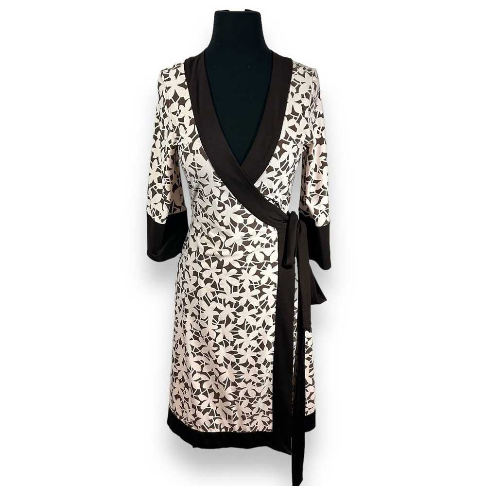 Diane Von Furstenberg Renny Silk Jersey Wrap Dres… - image 1