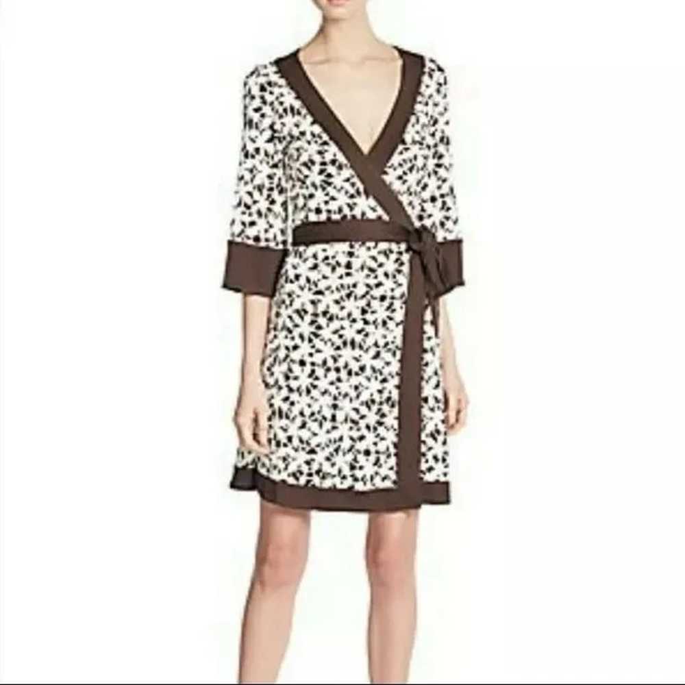 Diane Von Furstenberg Renny Silk Jersey Wrap Dres… - image 2