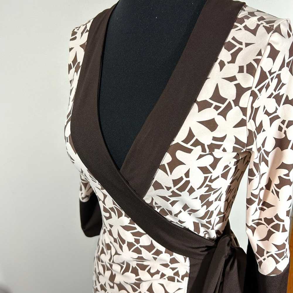 Diane Von Furstenberg Renny Silk Jersey Wrap Dres… - image 4