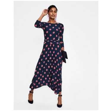 Boden Maisie Matte Navy and Pink All Over Floral J