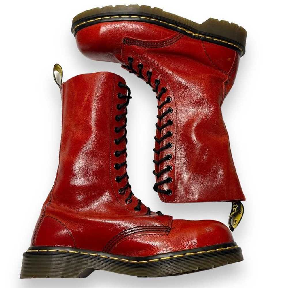 Dr. Martens Dr. Martens Steel Toe Combat Boots Ma… - image 1