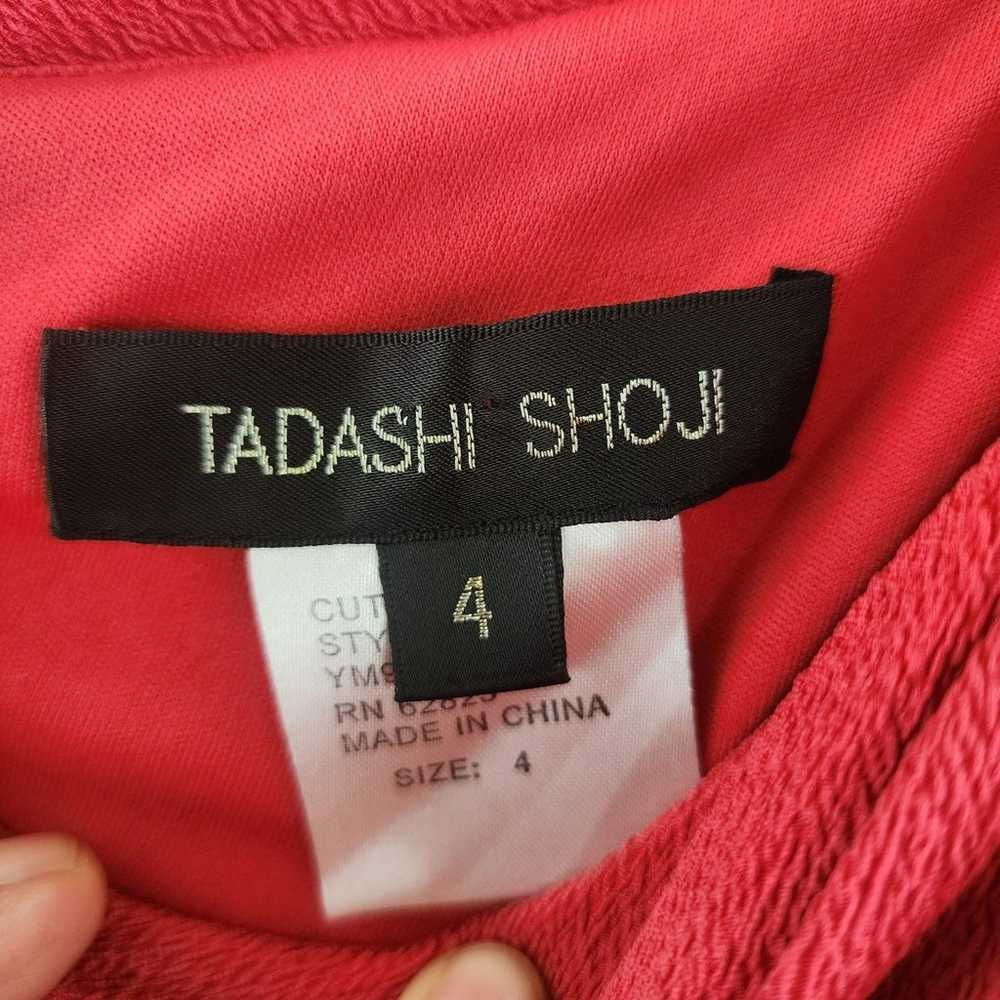 Tadashi Shoji Hot Pink Off Shoulder Body con Mini… - image 7