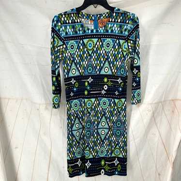 Tory Burch abstract silk dress