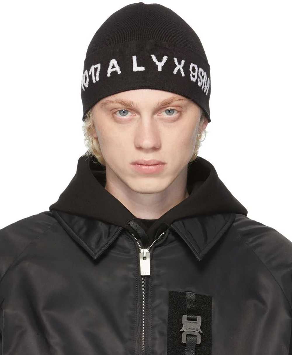 1017 Alyx 9sm Black Logo Beanie - image 3