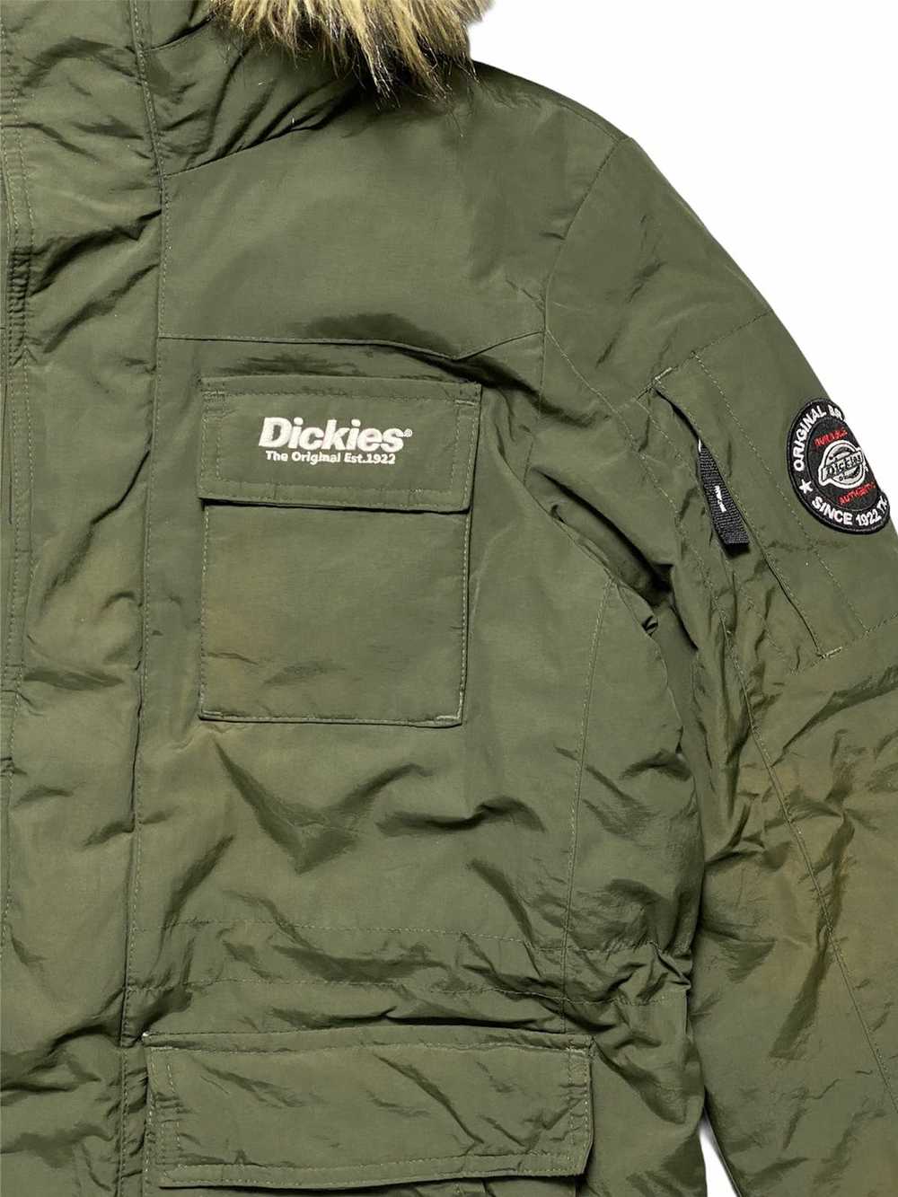 Vintage - Dickies Puffed Parkas Hoodie Jacket - image 3