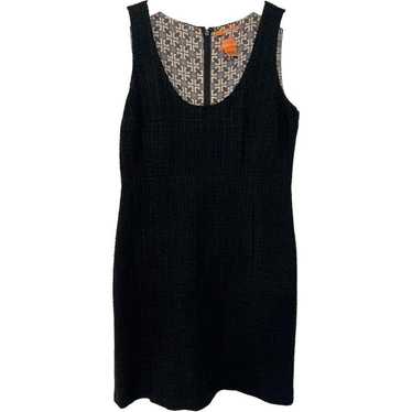 Tory Burch Textured Knit black Sheath Dress SZ 4
