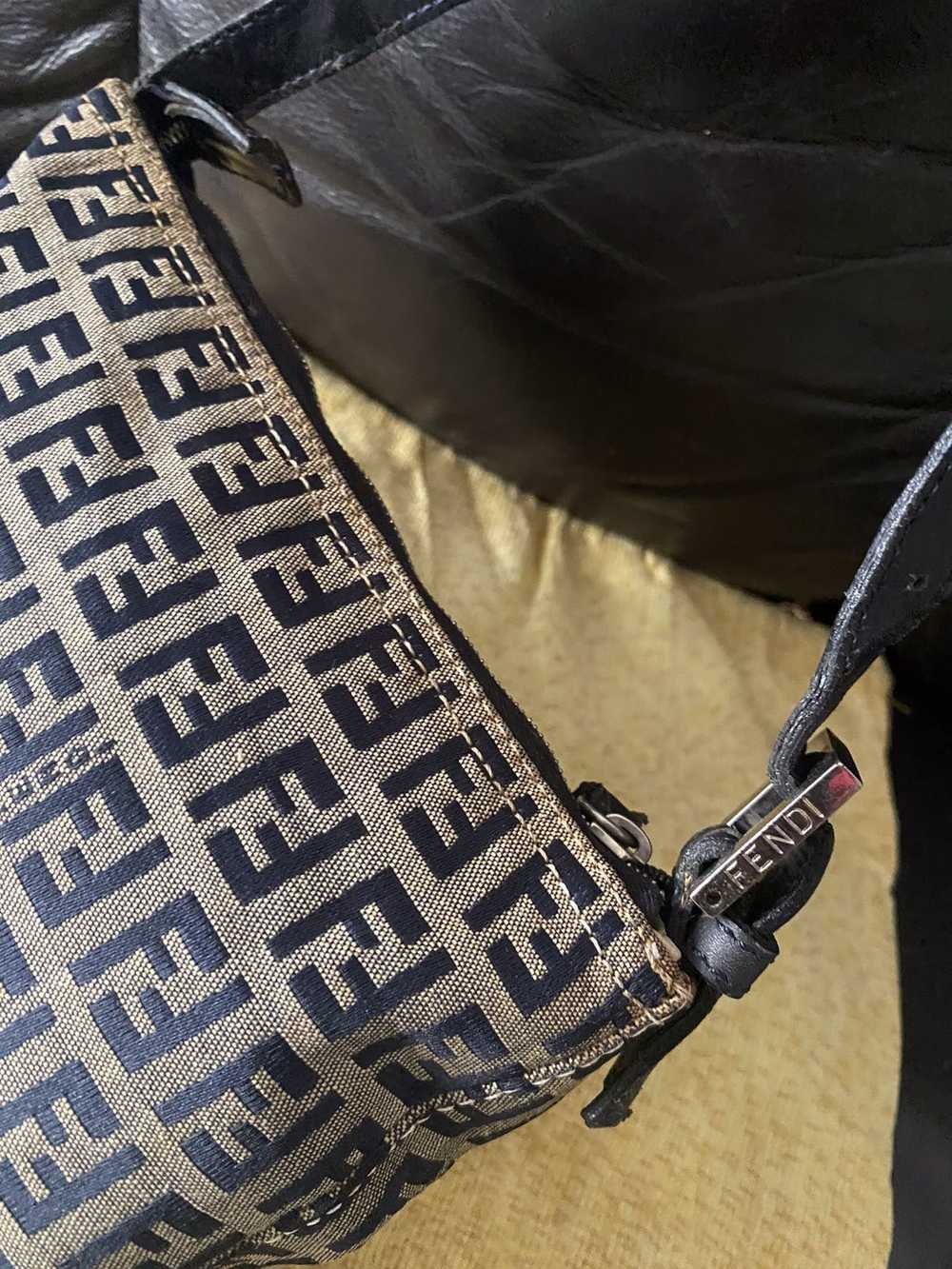 Authentic Fendi FF Zucca Monogram Mini Hand Bag - image 4