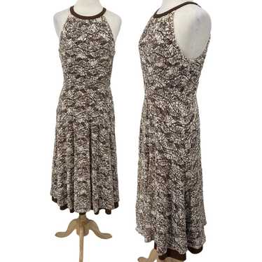 Vintage Joseph Ribkoff Midi Dress Lace Overlay Sl… - image 1