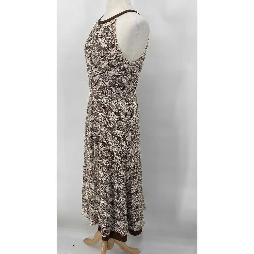 Vintage Joseph Ribkoff Midi Dress Lace Overlay Sl… - image 4