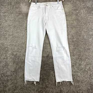 Hudson HUDSON Jessi Boyfriend Jeans Women's 24 Wh… - image 1