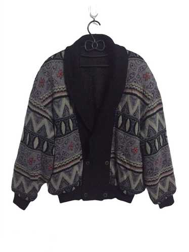 Balenciaga Sport CozyOverprint Knit Jacket Sweate… - image 1