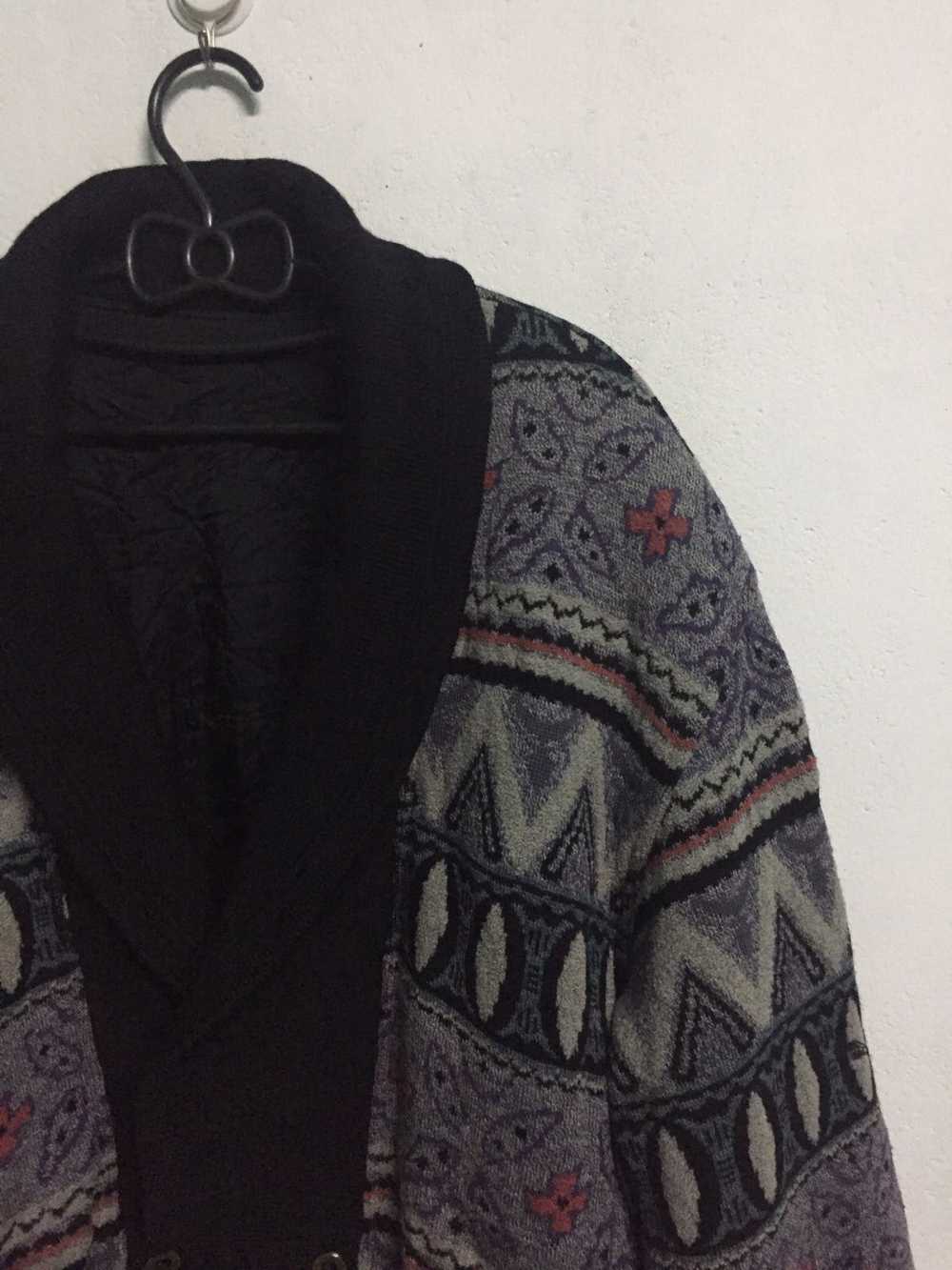 Balenciaga Sport CozyOverprint Knit Jacket Sweate… - image 3