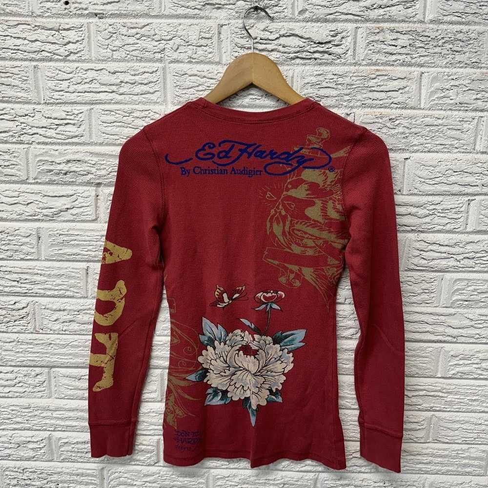 Ed Hardy Y2K Vintage Ed Hardy X Christian Audigie… - image 3