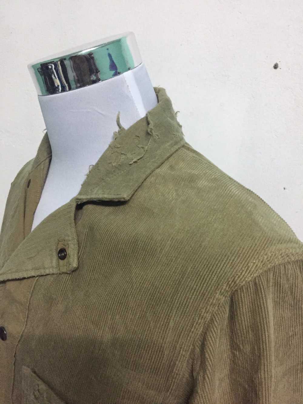 RAREST Kapital Corduroy Distress Long Jacket Mili… - image 5