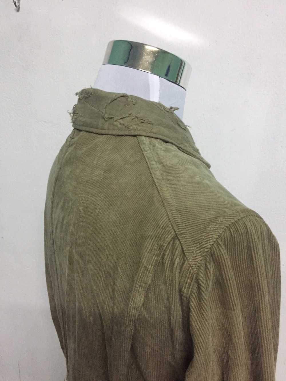 RAREST Kapital Corduroy Distress Long Jacket Mili… - image 9