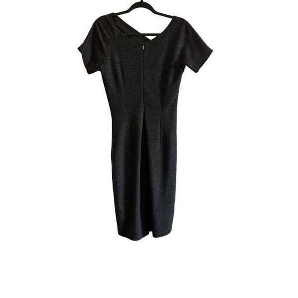 Max Mara Asymmetrical Wool Midi Lenth dress size … - image 3