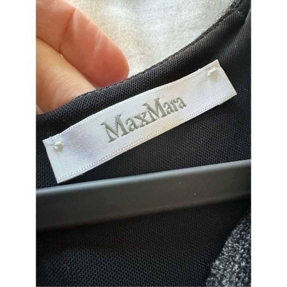 Max Mara Asymmetrical Wool Midi Lenth dress size … - image 7