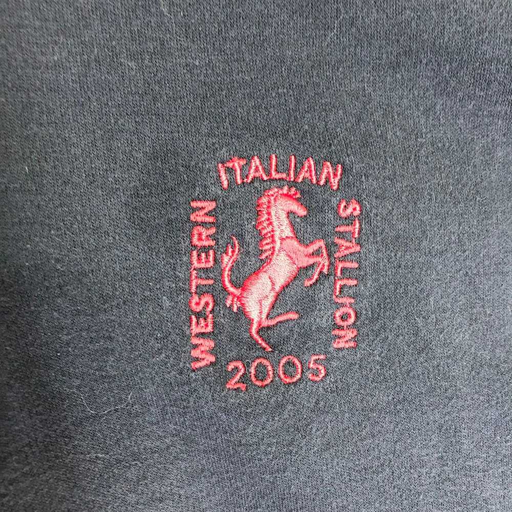 Vintage - Western Italian Stallion Sweatshirt - image 4