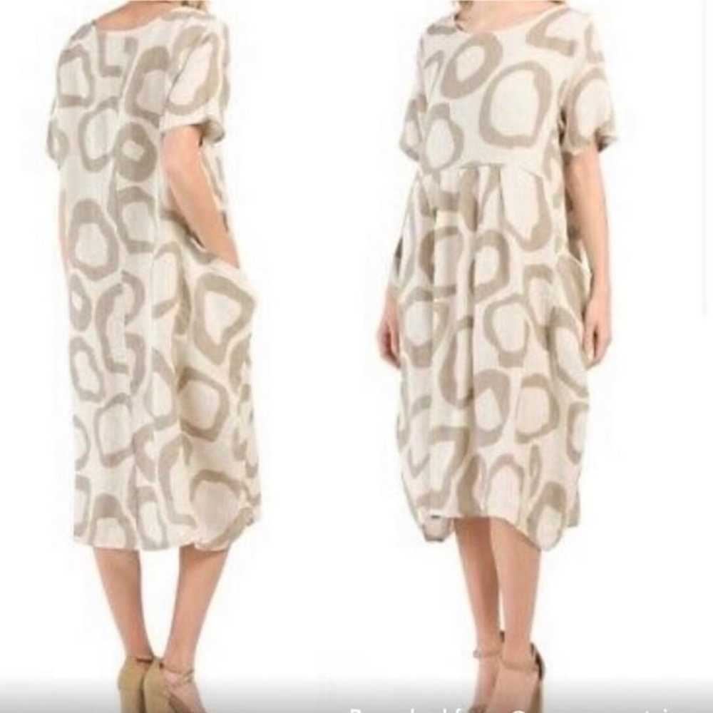 KLASIKS Italian Linen Dress Oversized - image 2