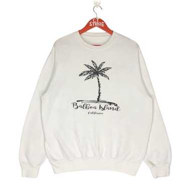 Vintage - Balboa Island California Sweatshirt Cre… - image 1