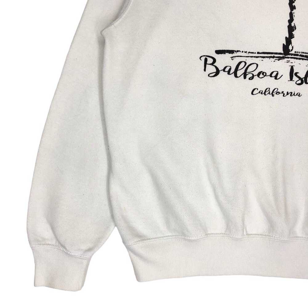 Vintage - Balboa Island California Sweatshirt Cre… - image 3
