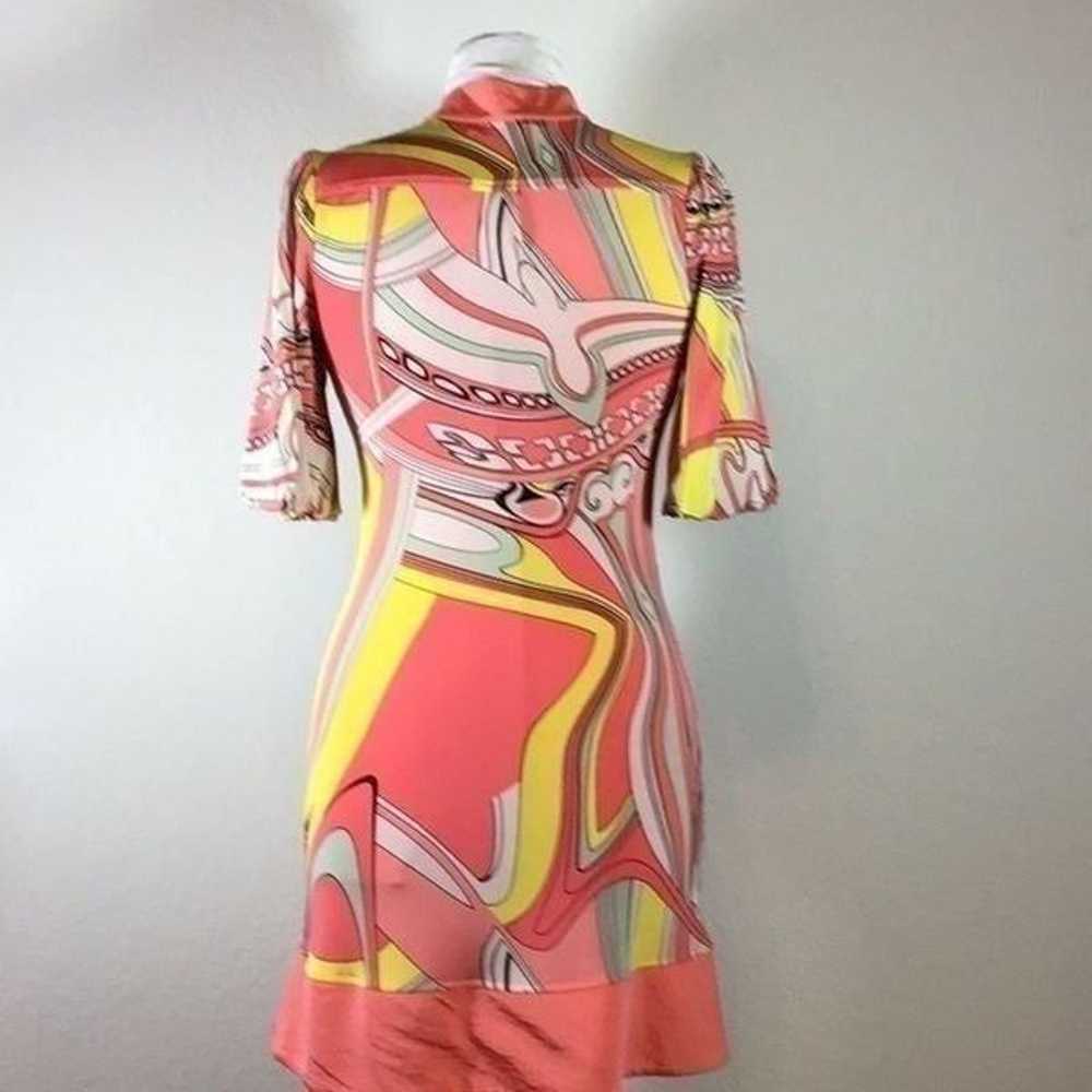 Marciano Vintage Y2K Dress A-line Geometric Deep … - image 2