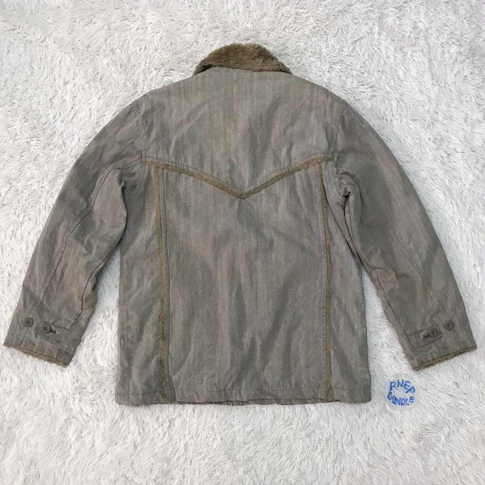 Japanese Brand - Jeaning Garage jacket sherpa ins… - image 2