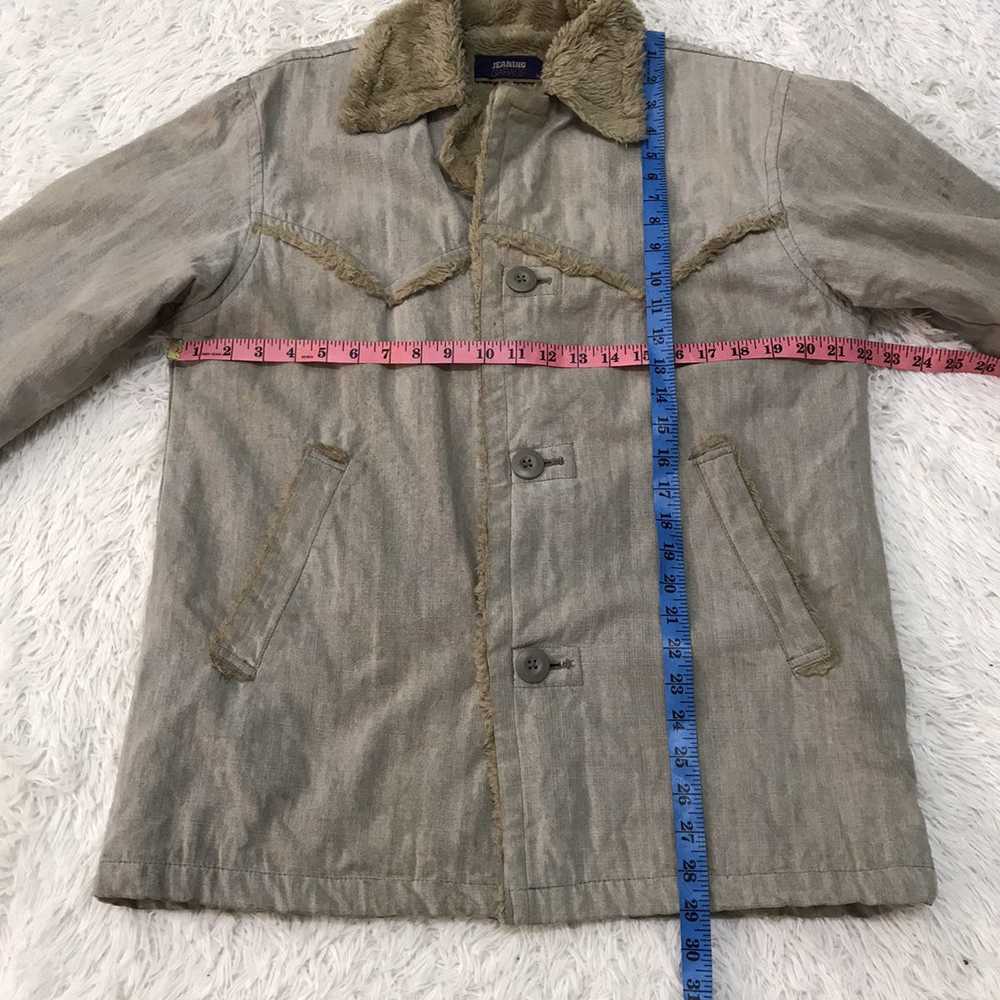 Japanese Brand - Jeaning Garage jacket sherpa ins… - image 3