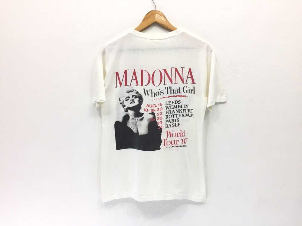Vintage 80s 1987 Madonna Singer Pop T-Shirt - image 2