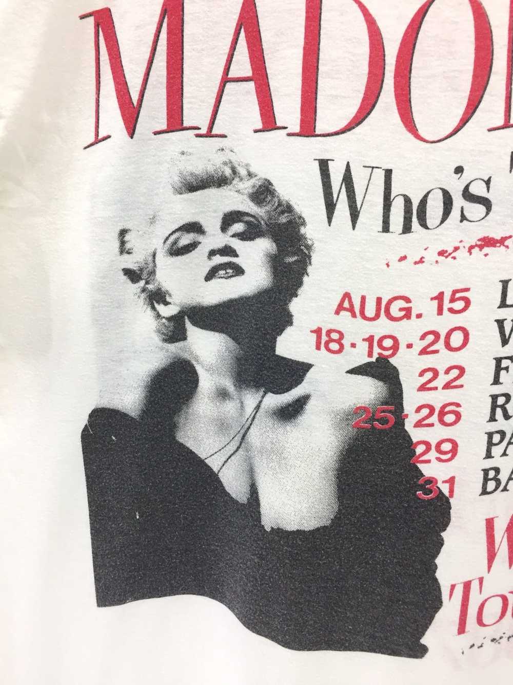Vintage 80s 1987 Madonna Singer Pop T-Shirt - image 6
