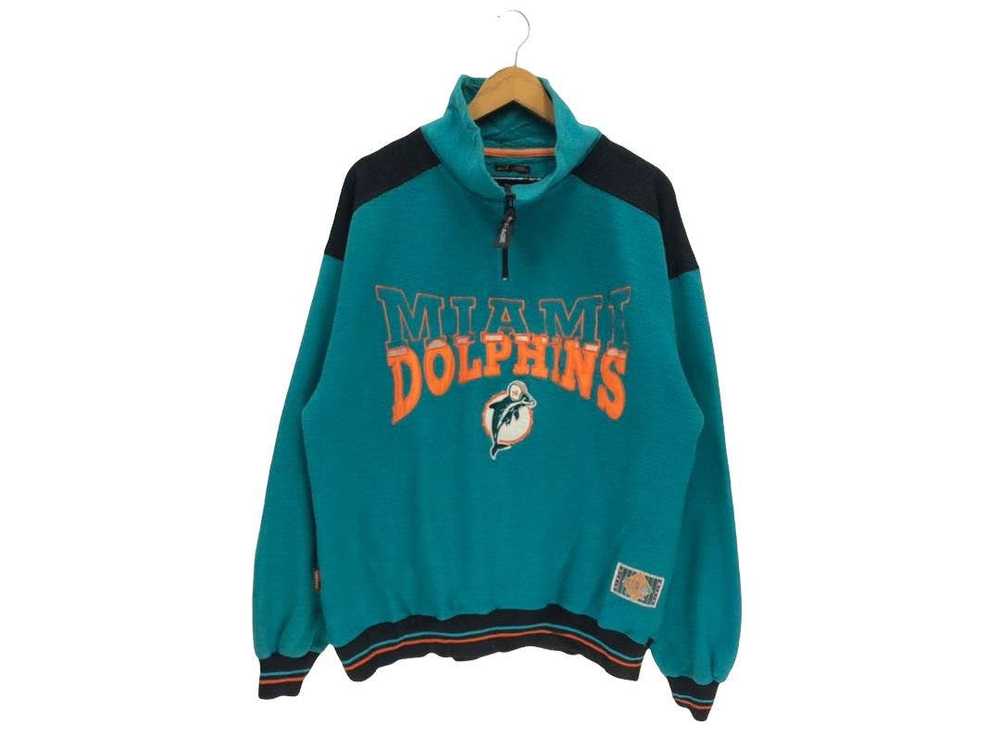 Vintage Miami Dolphin Football Team Fleece Sweats… - image 1