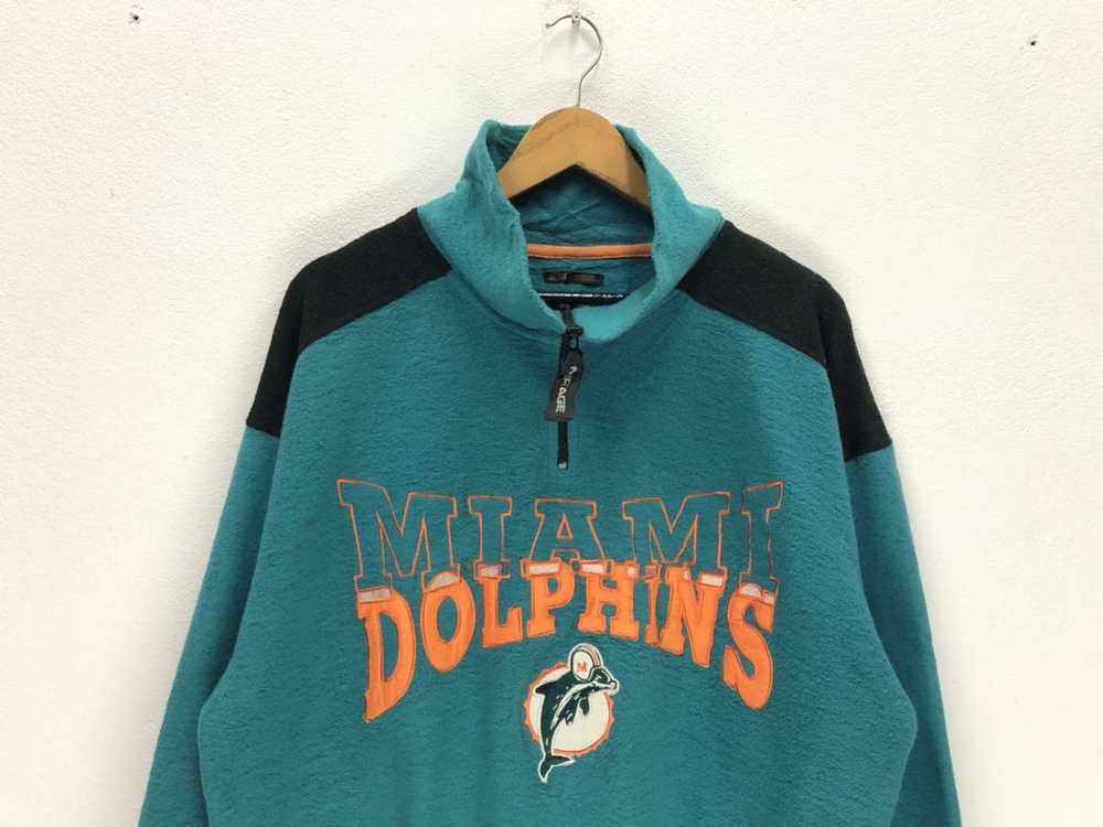 Vintage Miami Dolphin Football Team Fleece Sweats… - image 2