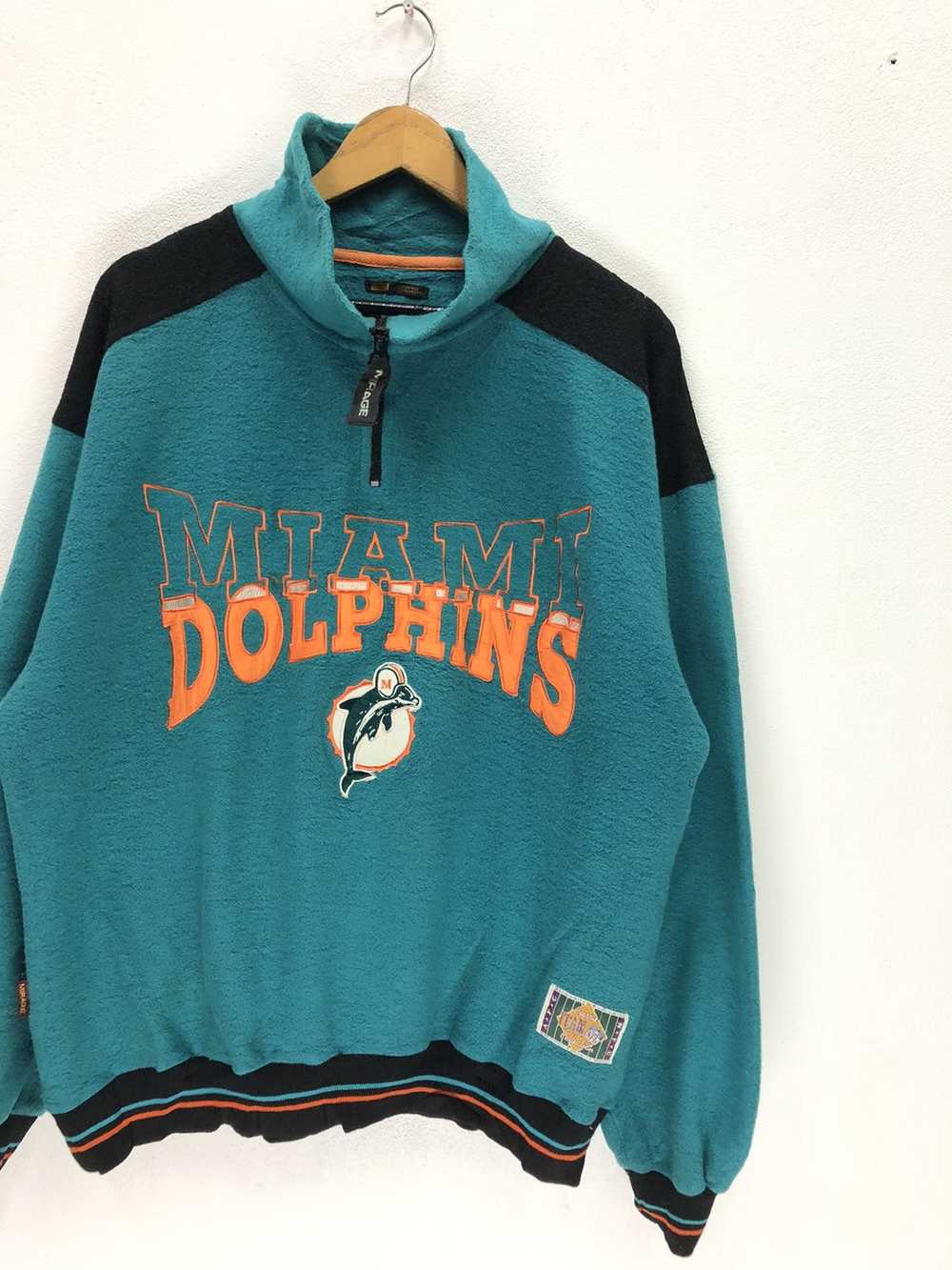 Vintage Miami Dolphin Football Team Fleece Sweats… - image 4